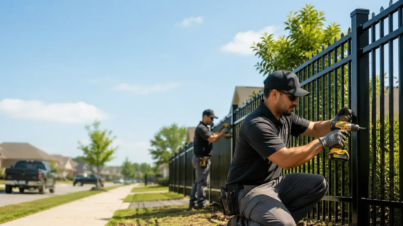 Metal Fence Installation in Anderson, SC